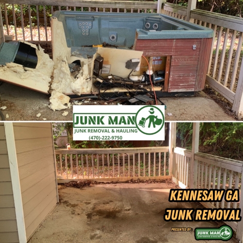 Kennesaw GA Hot Tub Removal Services