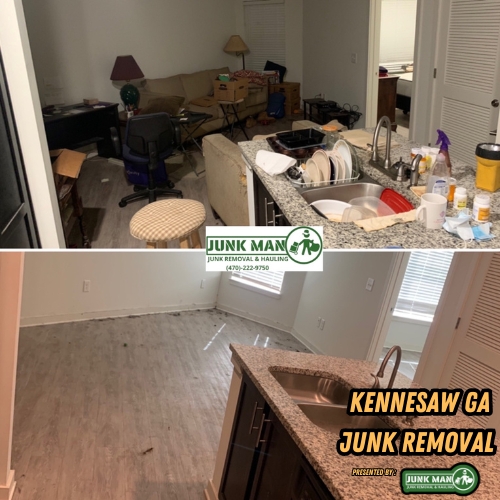 Kennesaw GA Junk Removal Apartment clean outs