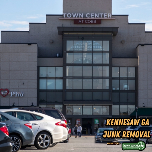 Town Center At Cobb Mall junk removal in Kennesaw GA